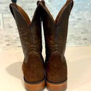 Ariat Western Boot- leather and suede. Worn one time! Ariat Men main image 4